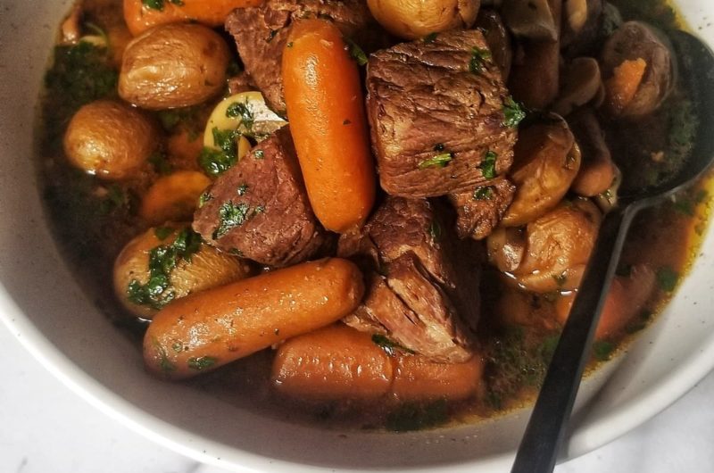 SLOW COOKER CHUNKY BEEF STEW