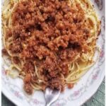 Italian classic pasta dish (normally spaghetti or linguini) made with sardines or anchovies.