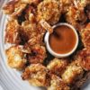 Gluten Free and Low FODMAP Baked Coconut Crusted Shrimp