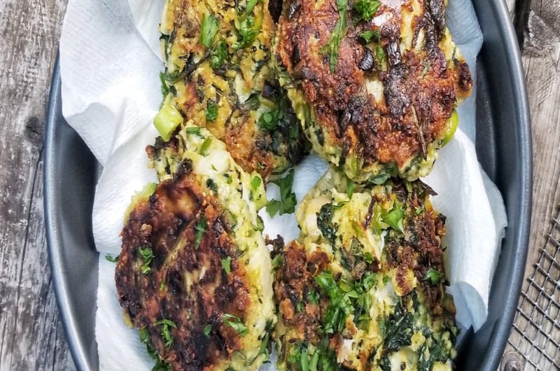 MILLET BURGERS WITH SPINACH AND ARTICHOKES