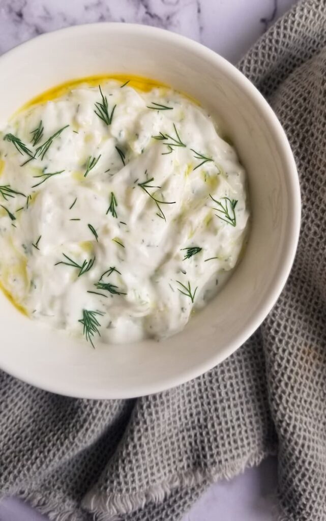 RECIPE FOR TZATZIKI SAUCE