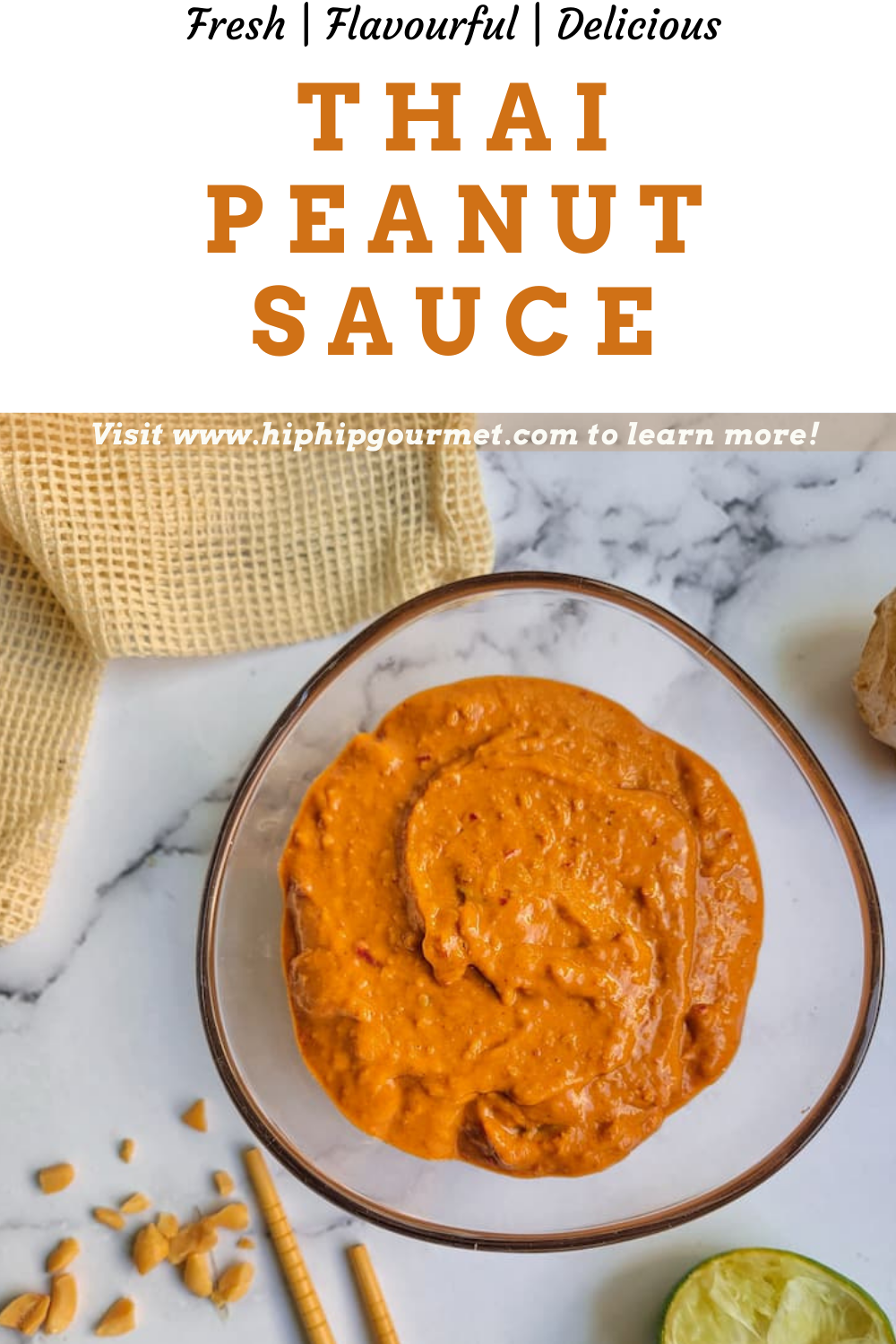 PIN FOR RECIPE FOR THAI PEANUT SAUCE