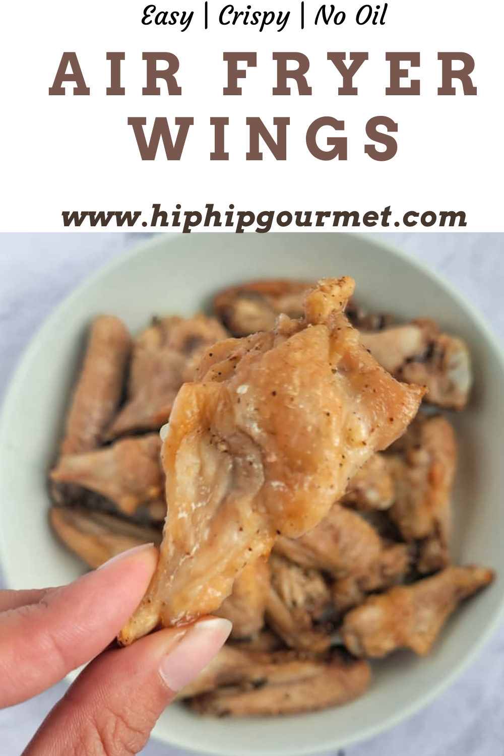 PIN FOR AIR FRIED CHICKEN WINGS RECIPE