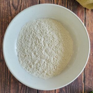bowl of flour
