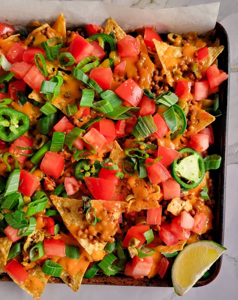 SMOKY LENTIL NACHOS (LOW FODMAP) | GAME DAY OR ANY DAY