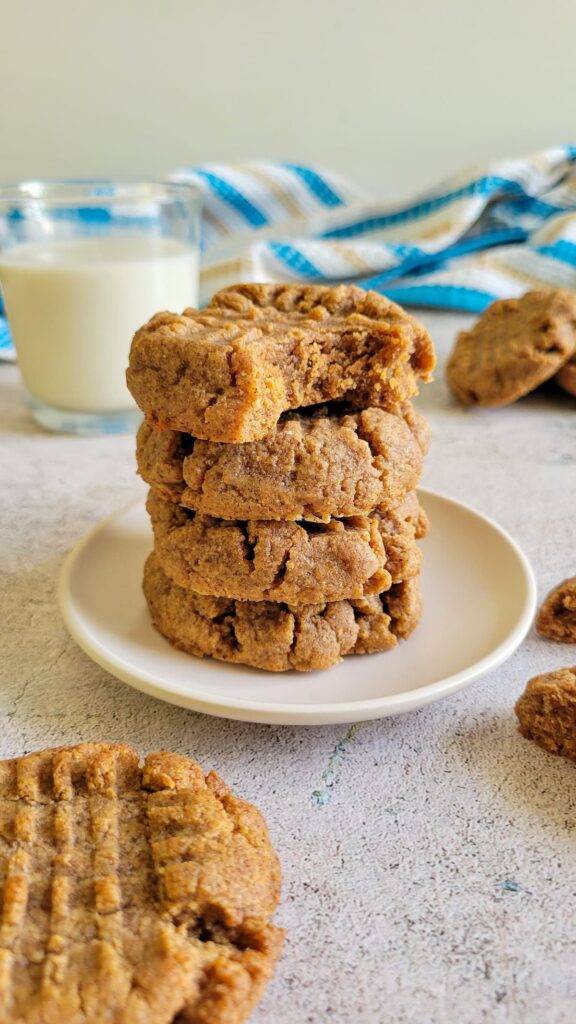 RECIPE FOR ALMOND BUTTER COOKIES (3 INGREDIENTS)