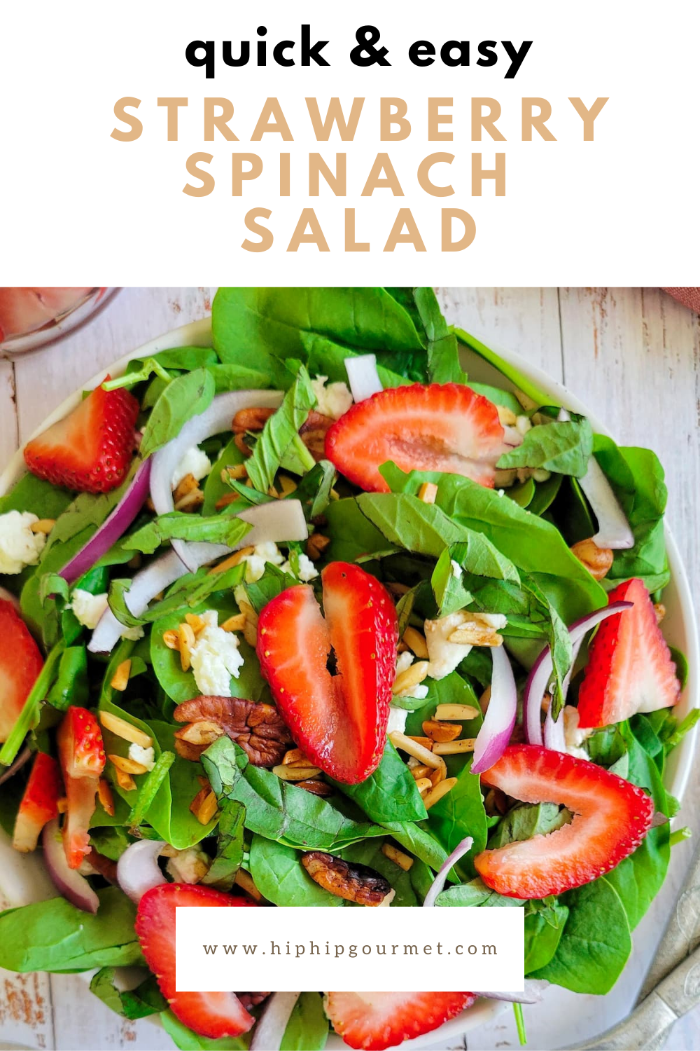 PIN FOR SPINACH SALAD WITH STRAWBERRIES RECIPE