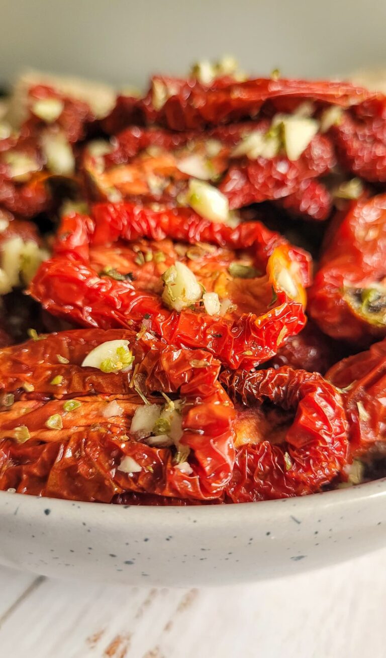 sun dried tomatoes and garlic