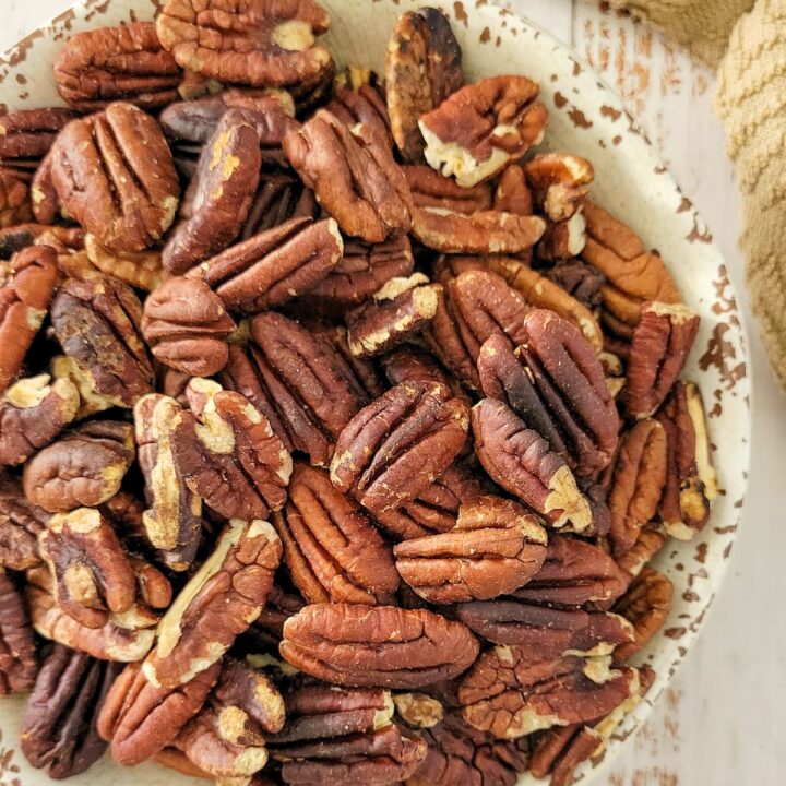 bowl of toasted pecans