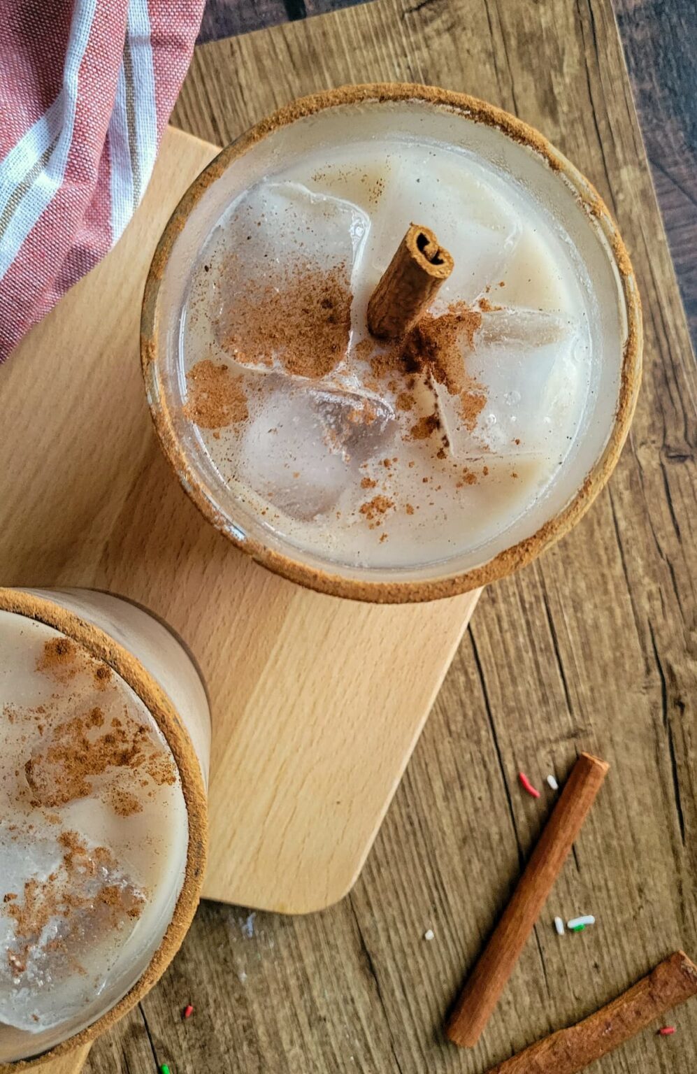 Rum and Eggnog Cocktail Hip Hip Gourmet