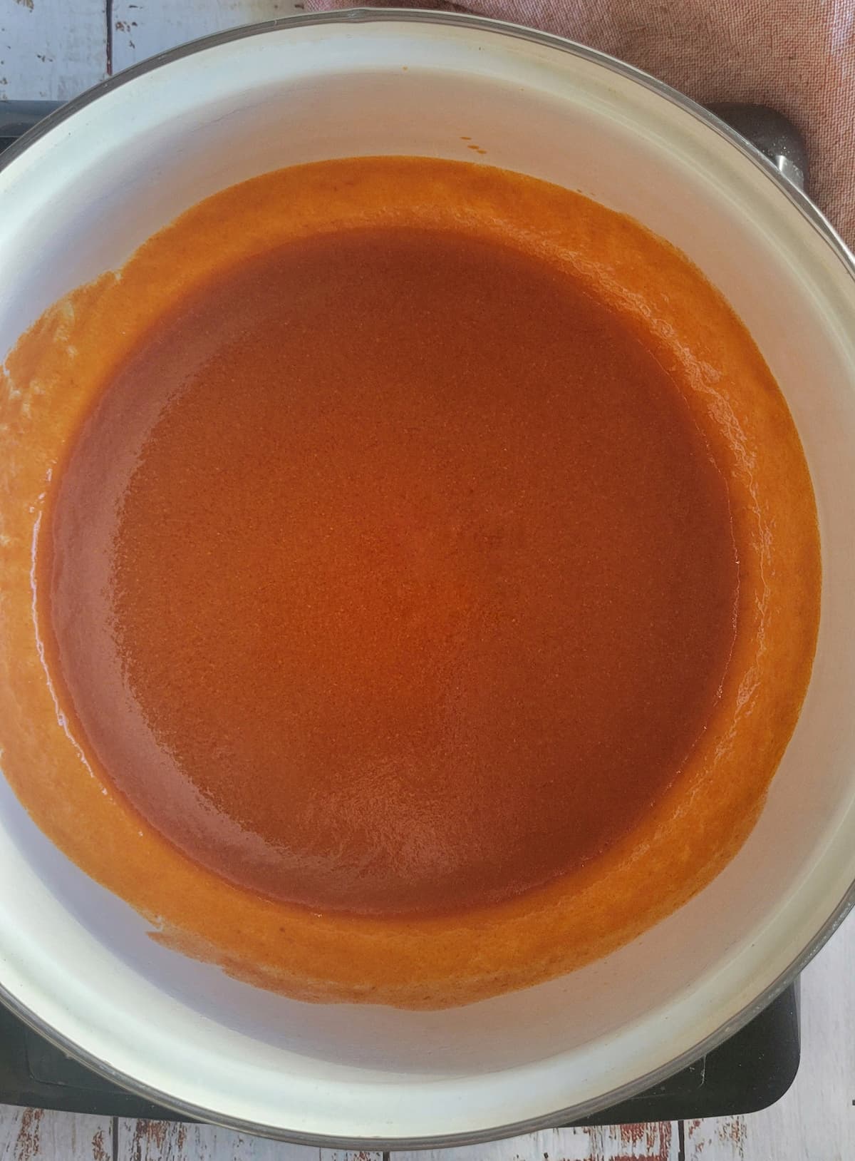 pot of red sauce