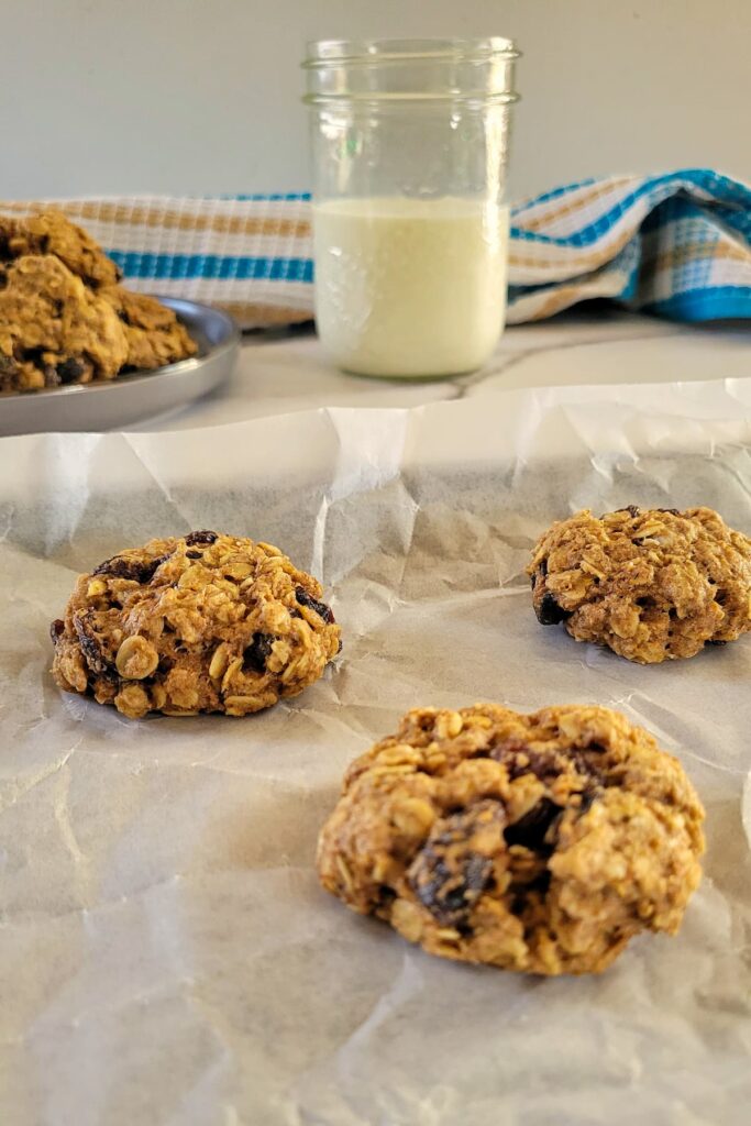OAT AND RAISIN COOKIES (CHEWY)