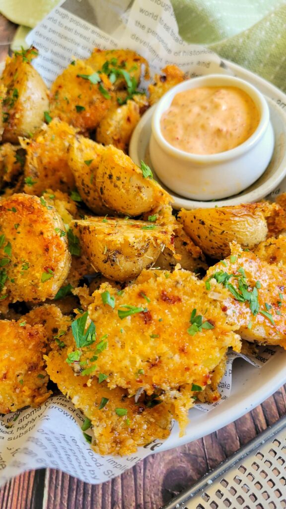 PARMESAN CRUSTED POTATOES