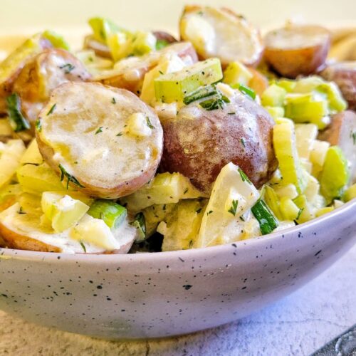 POTATO SALAD WITH RED SKIN POTATOES