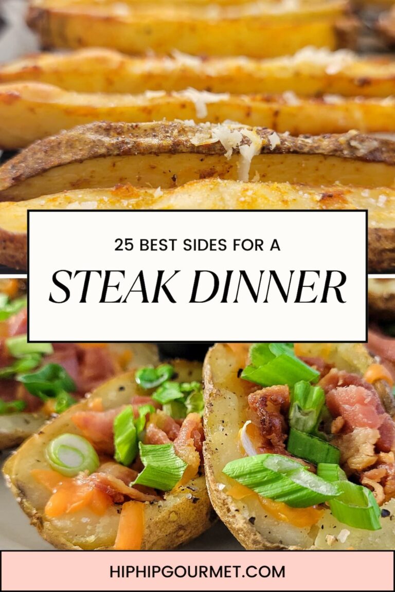 PIN FOR SIDE DISHES FOR A STEAK DINNER