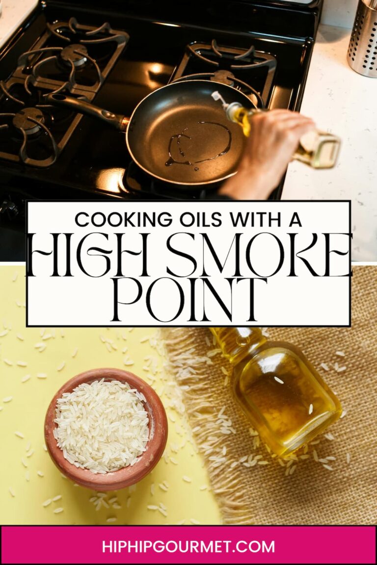 PIN FOR OILS FOR COOKING HIGH HEAT