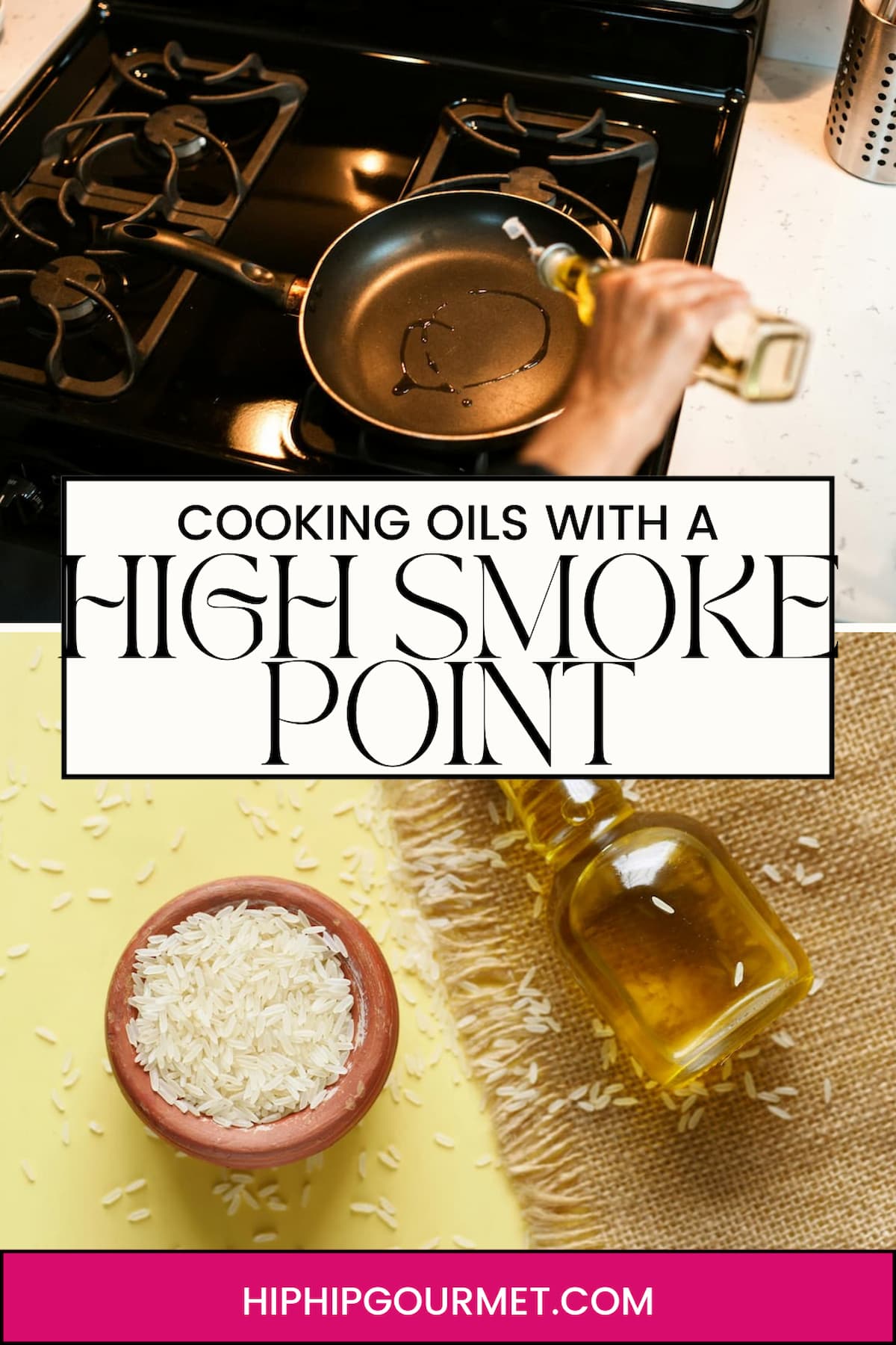 PIN FOR OILS FOR COOKING HIGH HEAT