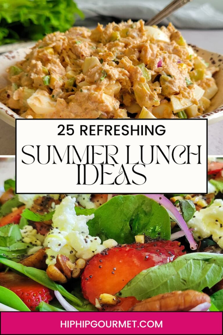 PIN FOR SUMMER LUNCH IDEAS