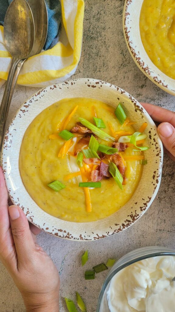 CROCK POT BAKED POTATO SOUP