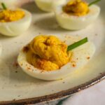 deviled eggs on a plate