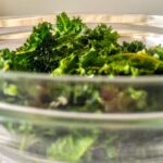 bowl of kale chips