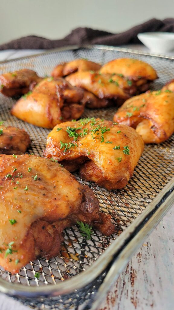AIR FRYER BONELESS CHICKEN THIGHS