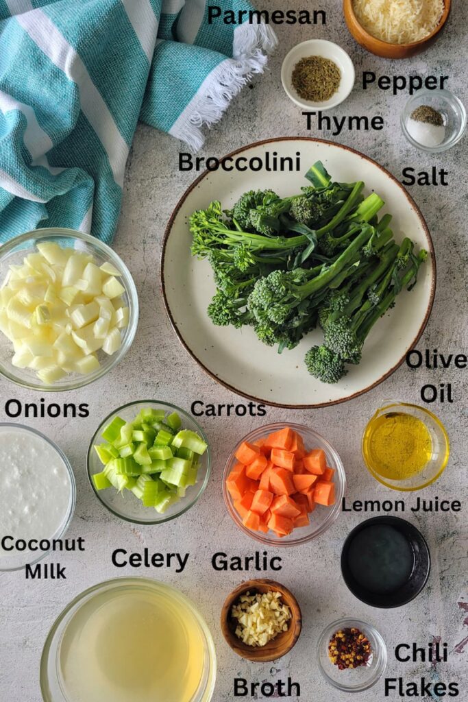 Healthy Broccolini Soup - Hip Hip Gourmet