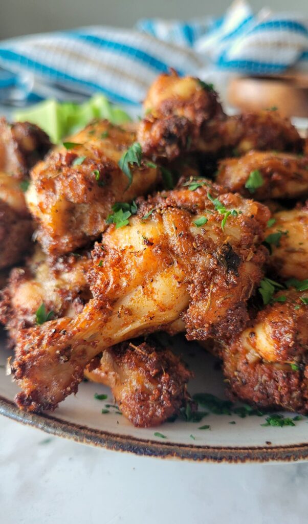 BLACKENED WINGS (WITH HOMEMADE BLACKENED RANCH)