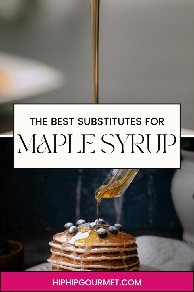 SUBSTITUTES FOR MAPLE SYRUP
