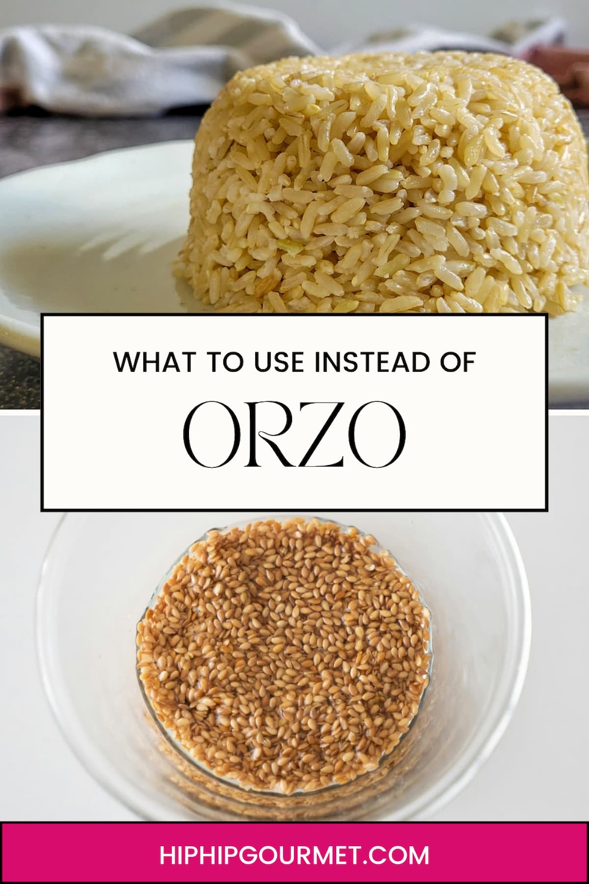 PIN FOR ORZO SUBSTITUTES