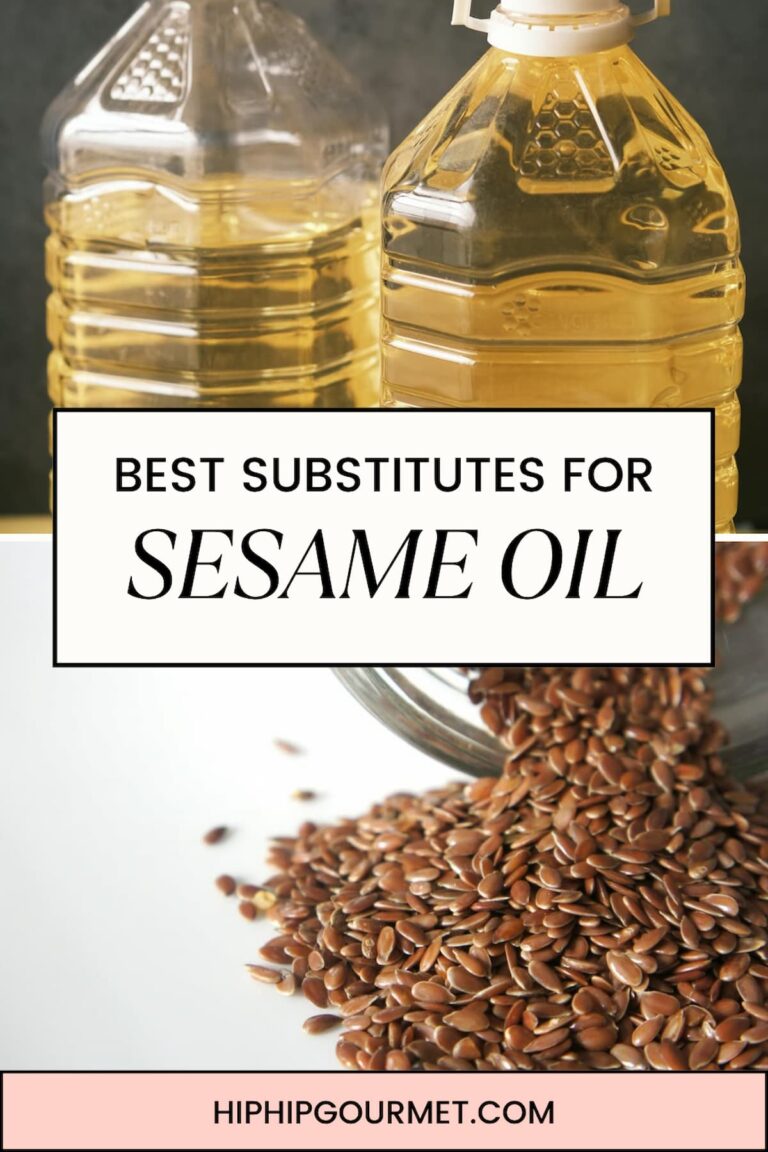PIN FOR SUBSTITUTE FOR SESAME OIL