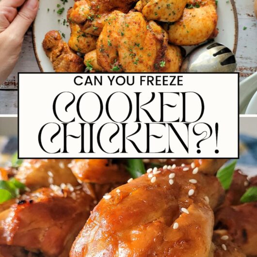 PIN FOR CAN YOU FREEZE COOKED CHICKEN