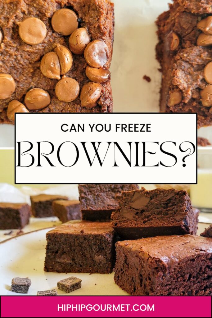CAN YOU FREEZE BROWNIES?