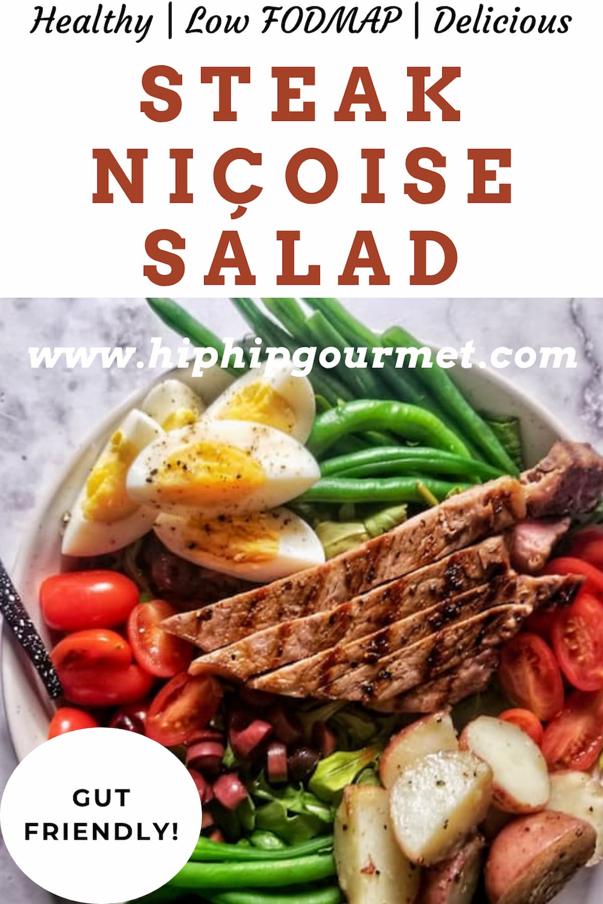 PIN FOR LOW FODMAP STEAK NICOISE SALAD