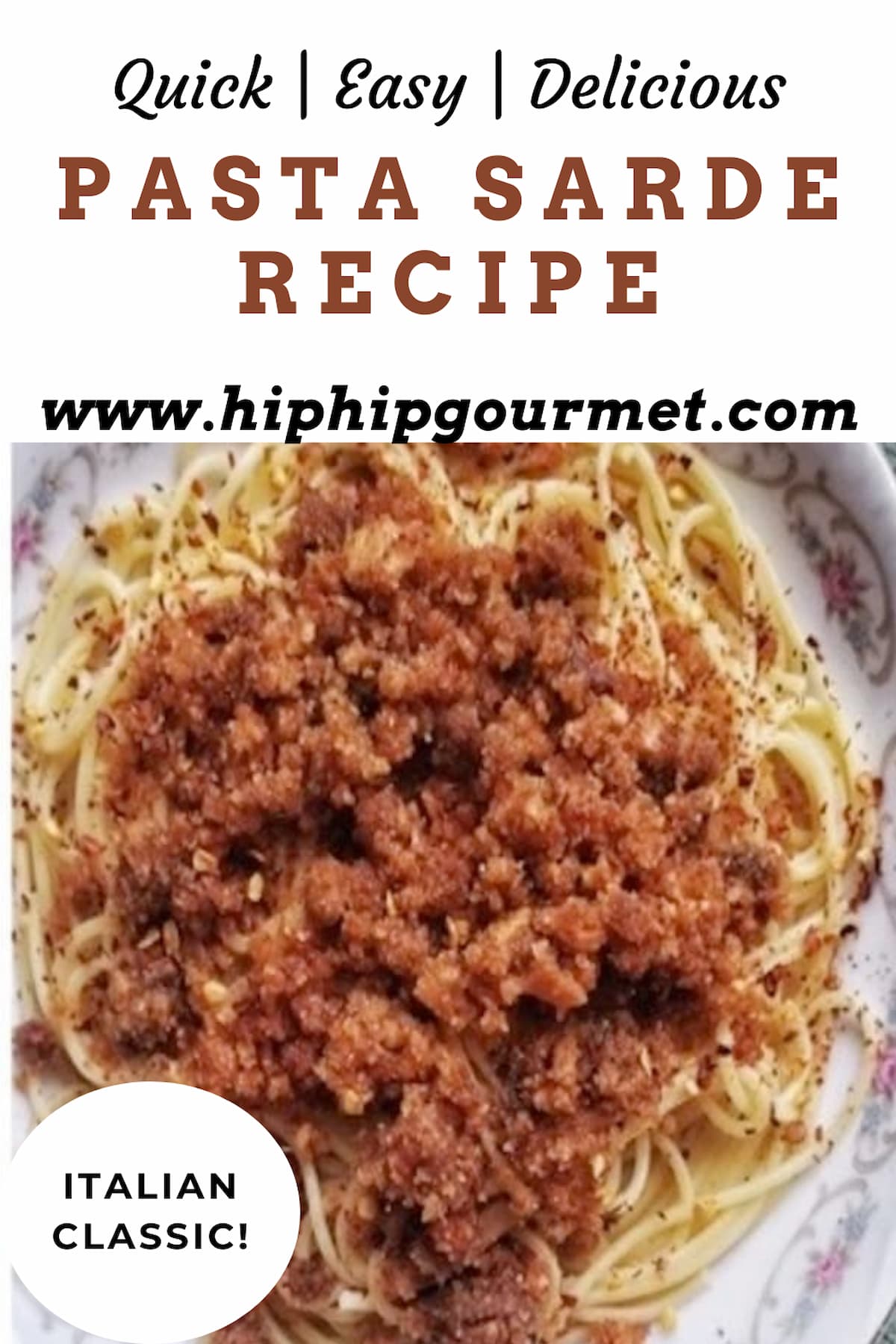 PIN FOR PASTA SARDE