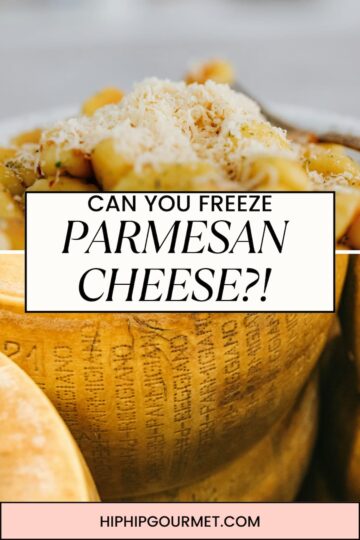 PIN FOR CAN YOU FREEZE PARMESAN CHEESE