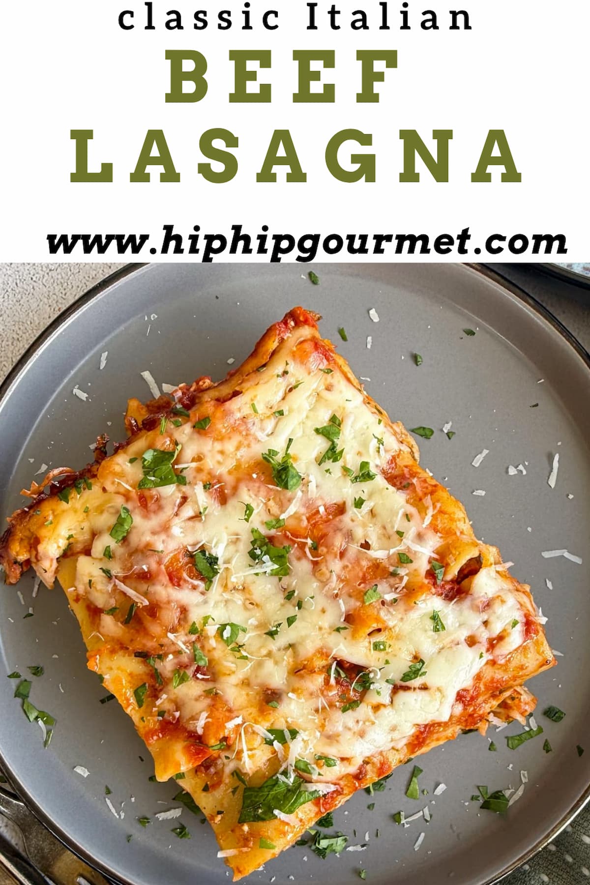PIN FOR EASY LASAGNA RECIPE WITH RICOTTA