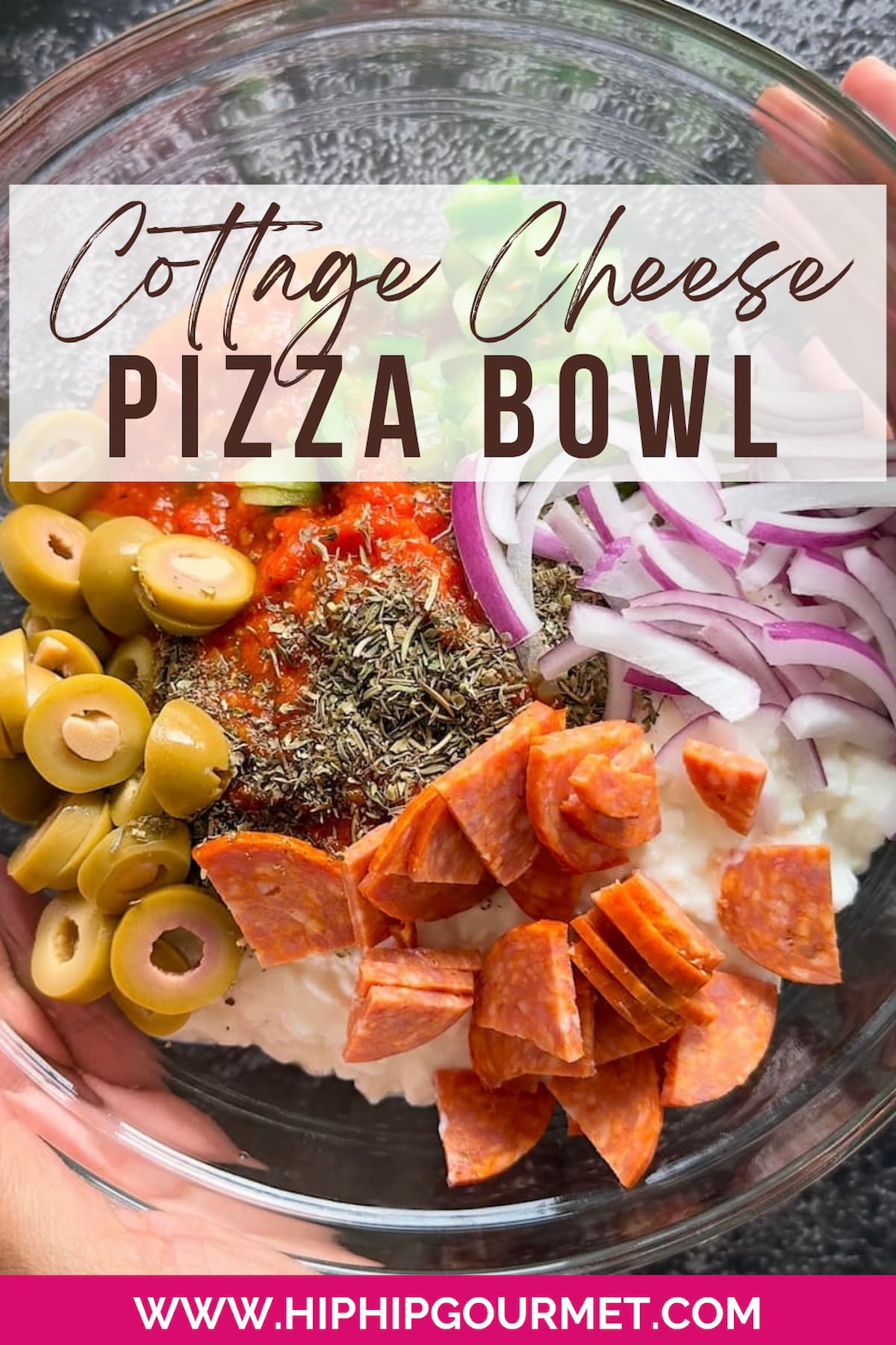 PIN FOR COTTAGE CHEESE PIZZA BOWL