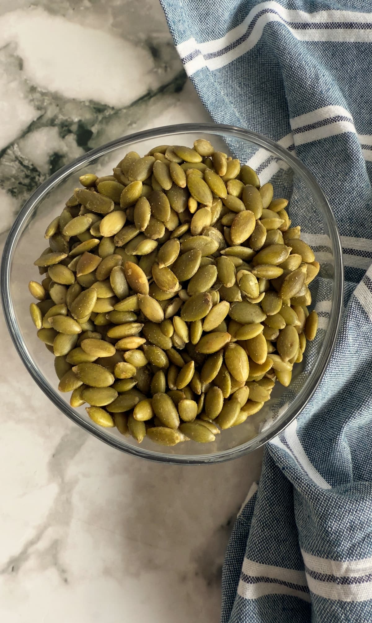 bowl of pumpkin seeds