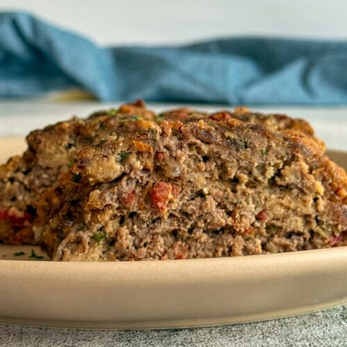 meatloaf on a plate