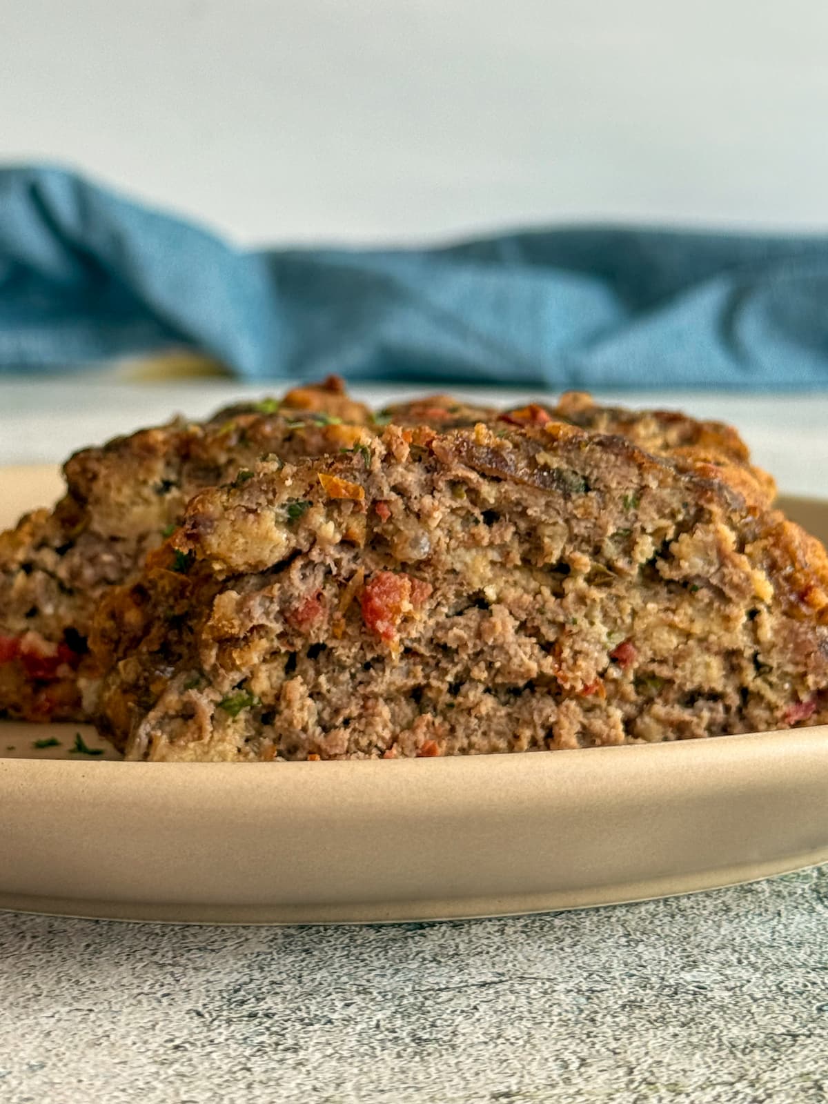 meatloaf on a plate