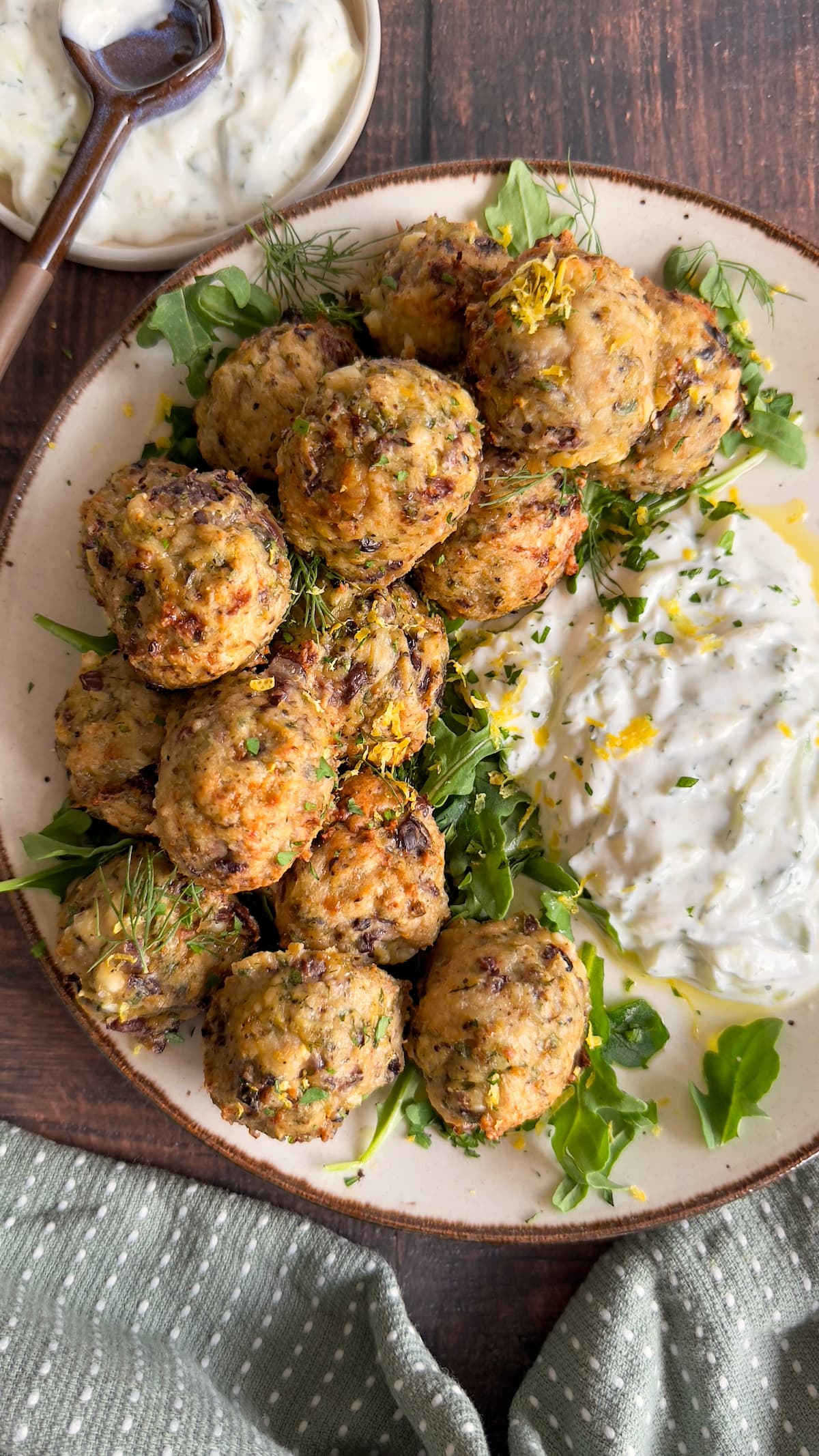 Greek Chicken Meatballs