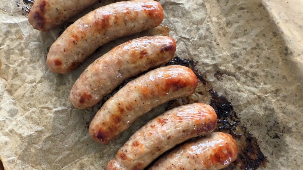 Baked Bratwurst