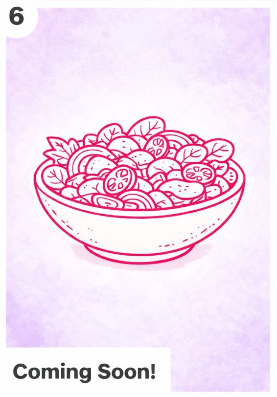 Salad series coming soon icon.
