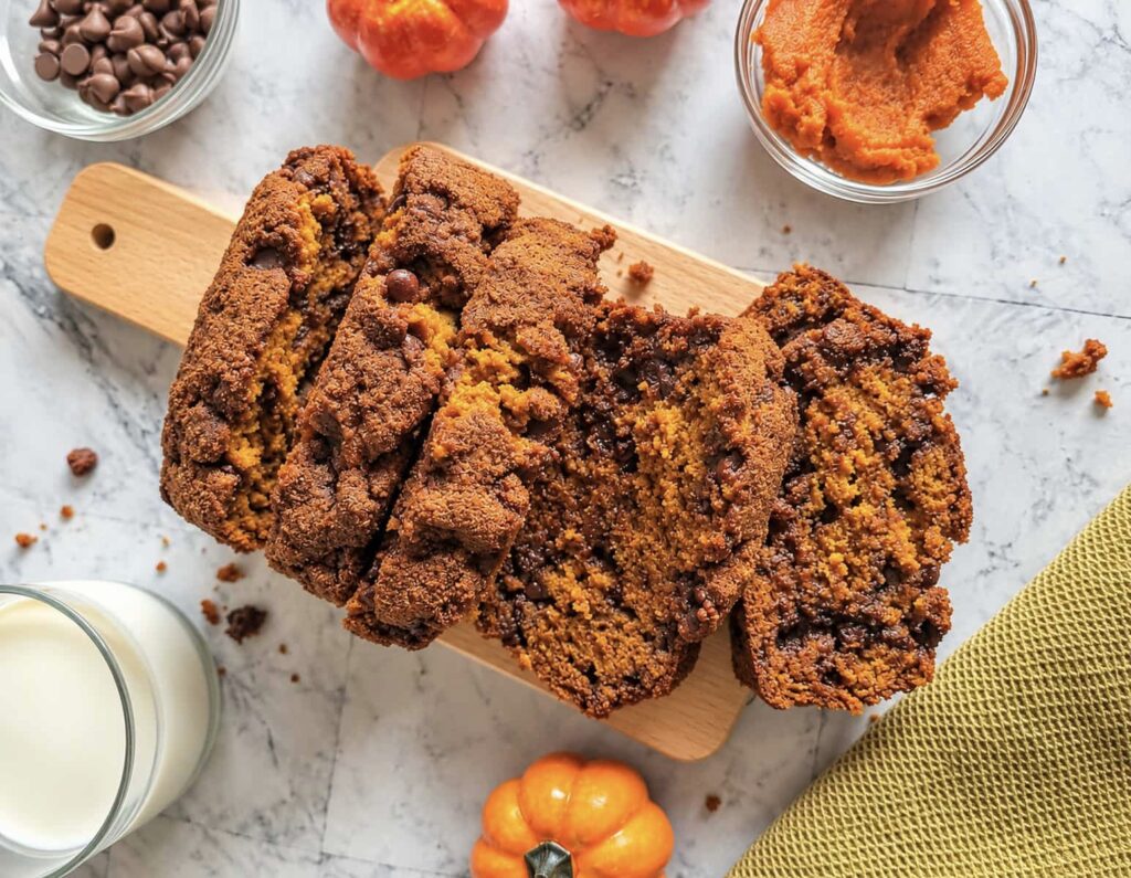 Pumpkin Chocolate Chip Loaf